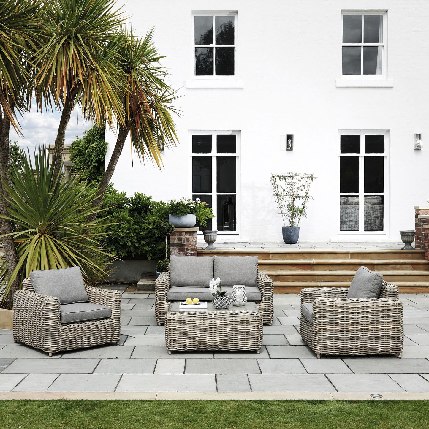 Amalfi Collection Outdoor Four Seater Set - Occasional Chairs from the Quanta Home collection.