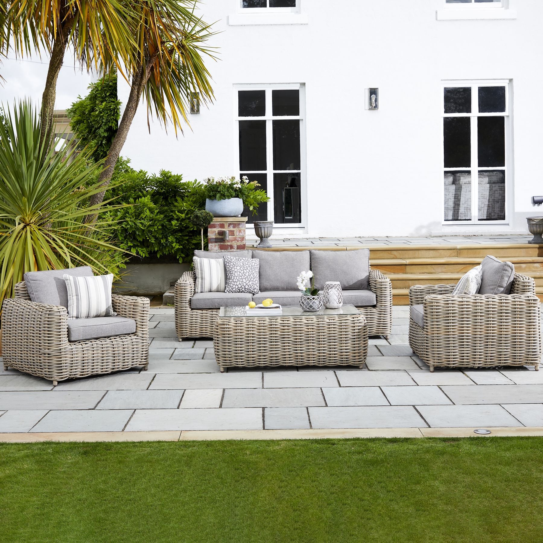Amalfi Collection Outdoor Five Seater Set - Occasional Chairs from the Quanta Home collection.