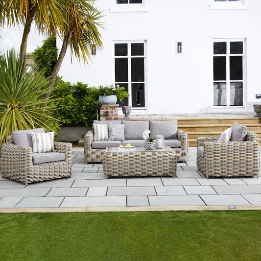 Amalfi Collection Outdoor Five Seater Set - Occasional Chairs from the Quanta Home collection.