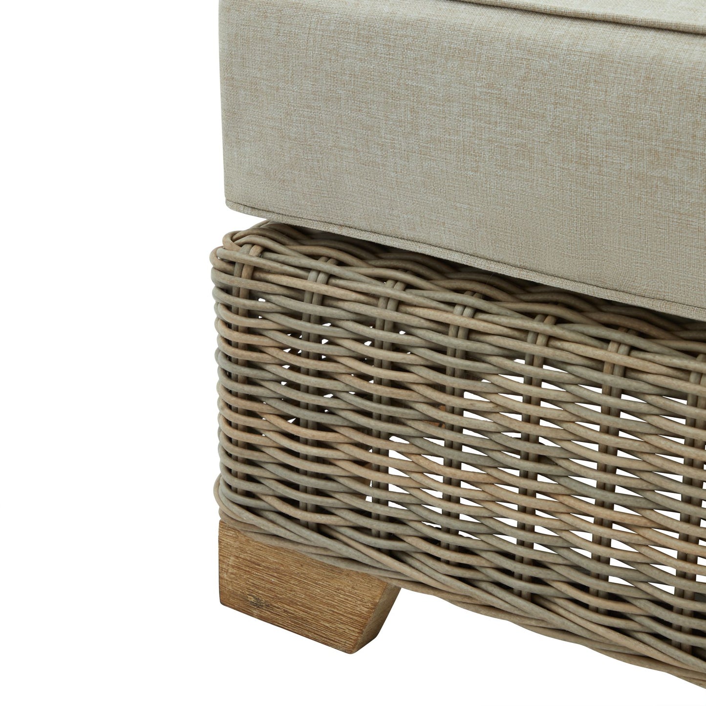 Capri Collection Outdoor Foot Stool - Outdoor Furniture from the Quanta Home collection.