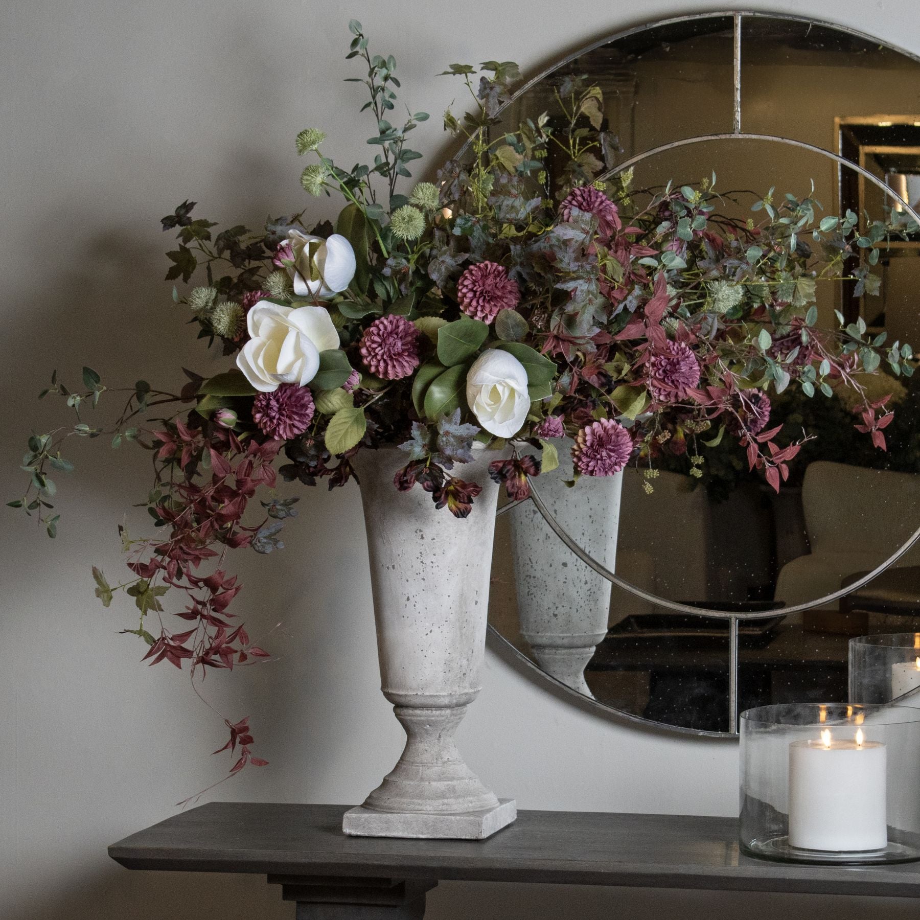 Stone Effect Urn Planter - Ornaments from the Quanta Home collection.