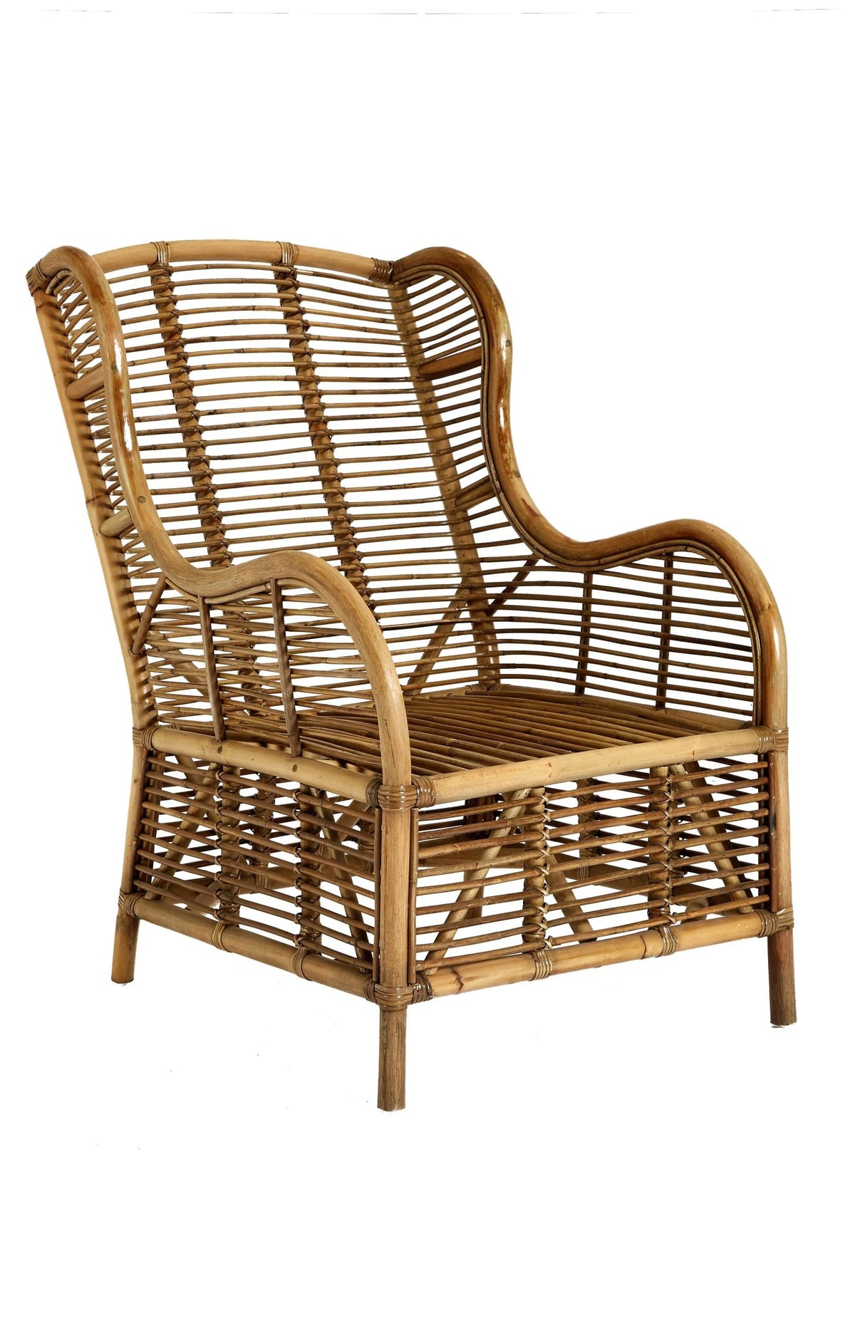 Celebes Grey Natural Kubu Rattan Chair