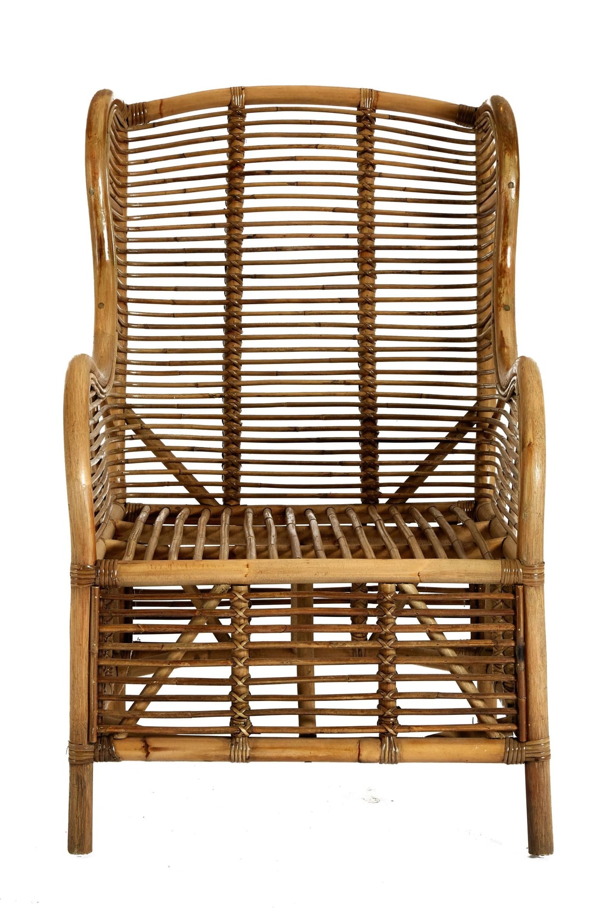 Celebes Grey Natural Kubu Rattan Chair
