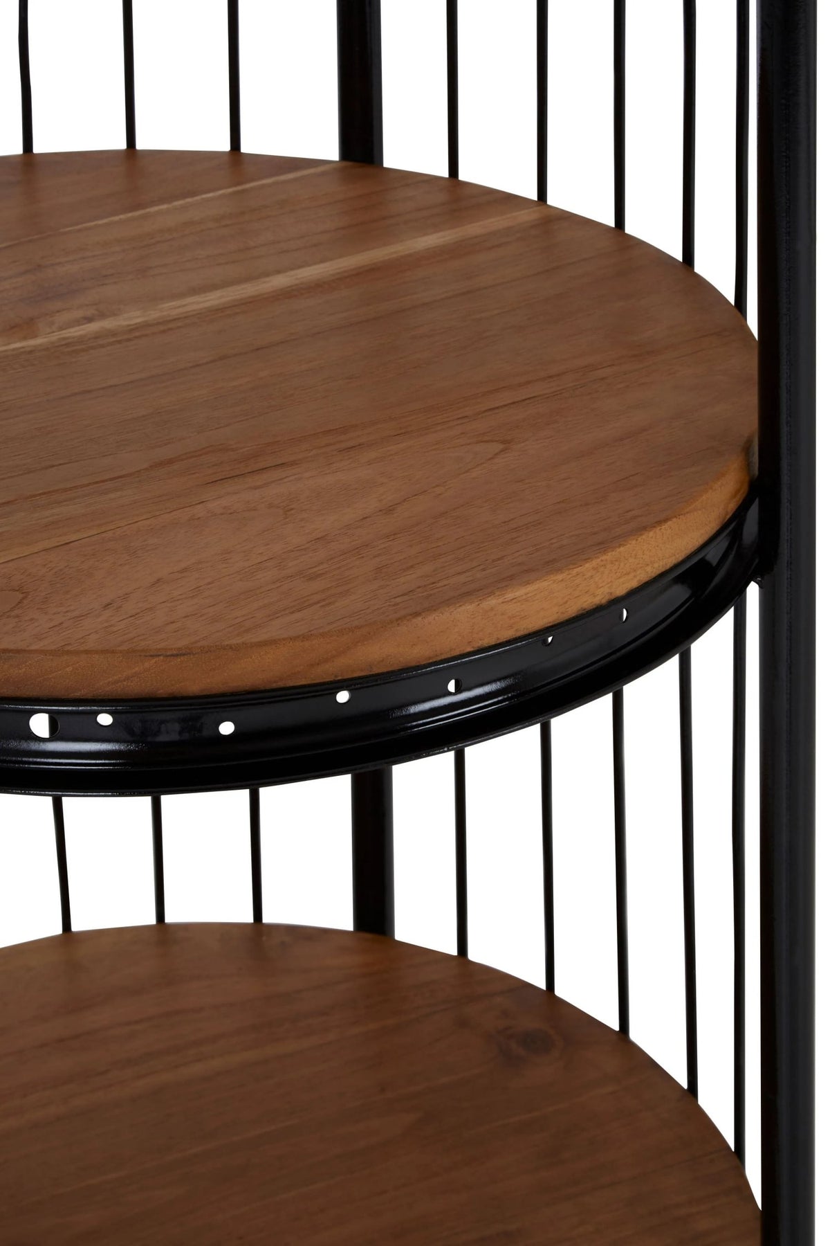 Aviary Medium 3 Tier Black Birdcage Shelf Unit