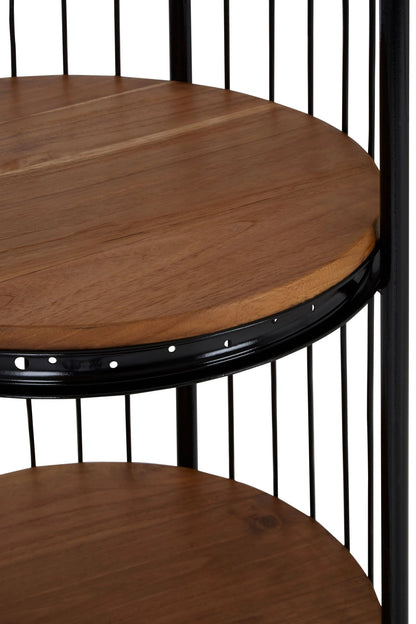 Aviary Medium 3 Tier Black Birdcage Shelf Unit