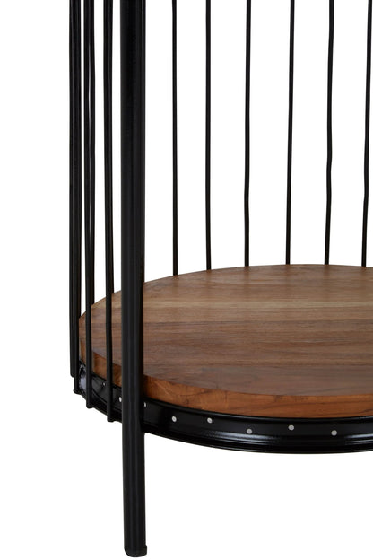 Aviary Medium 3 Tier Black Birdcage Shelf Unit