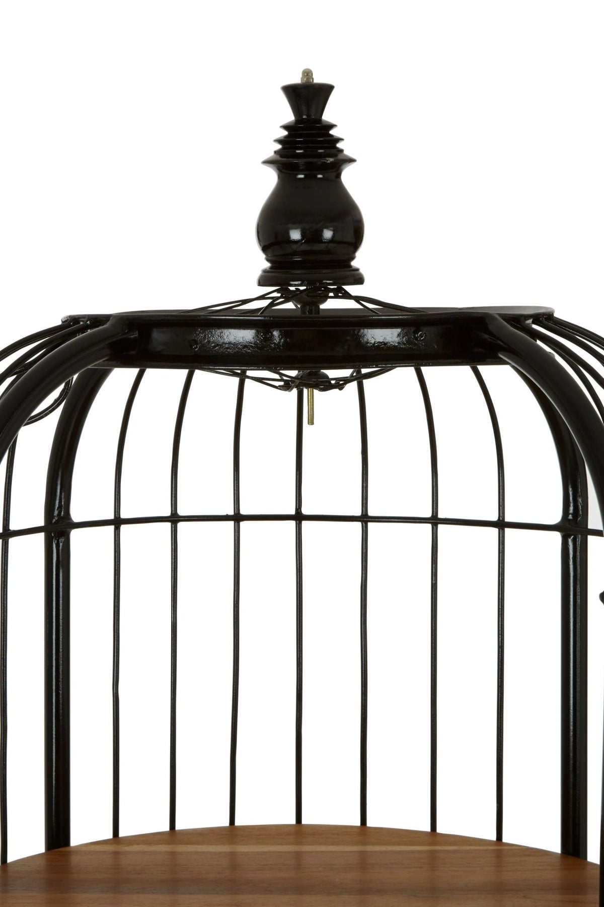 Aviary Black Finish 3 Tier Birdcage Small Shelf Unit
