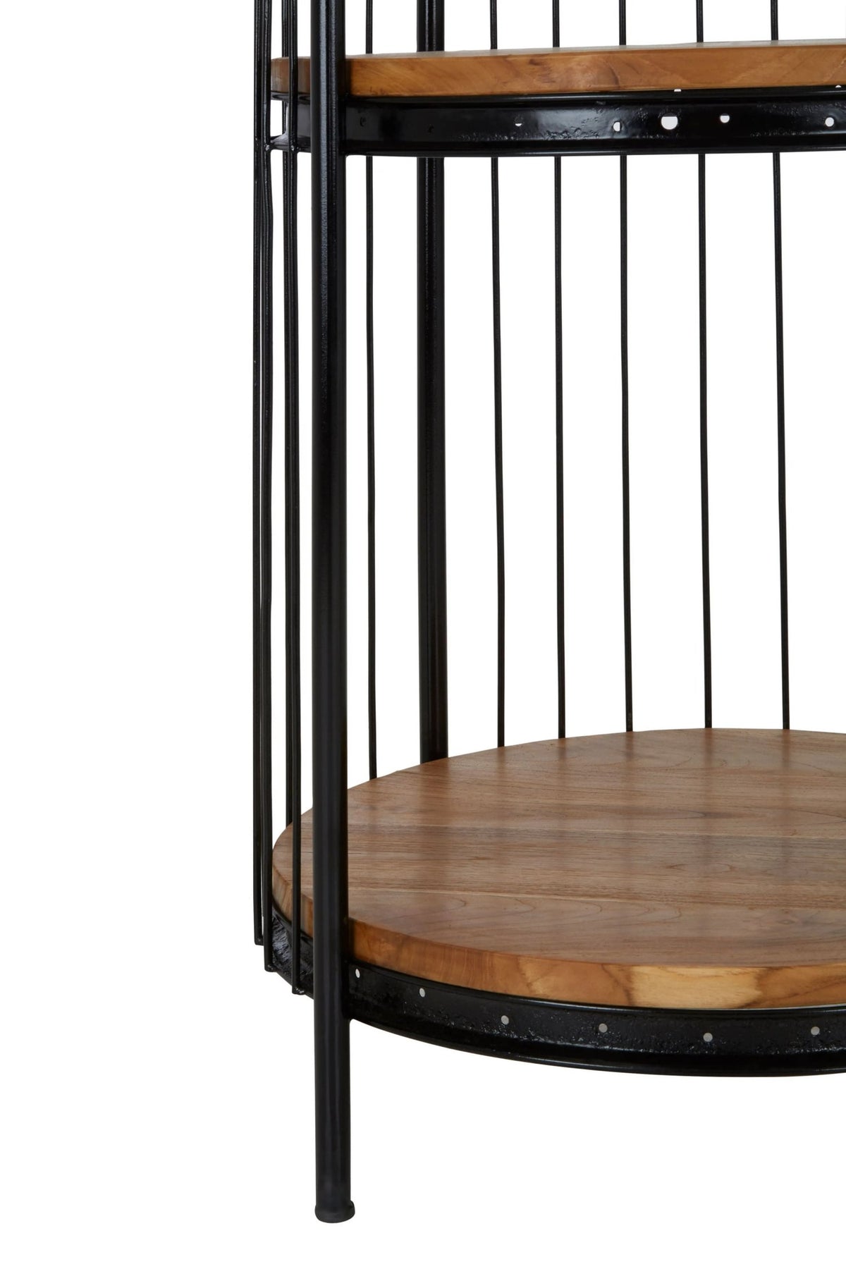 Aviary Black Finish 3 Tier Birdcage Small Shelf Unit