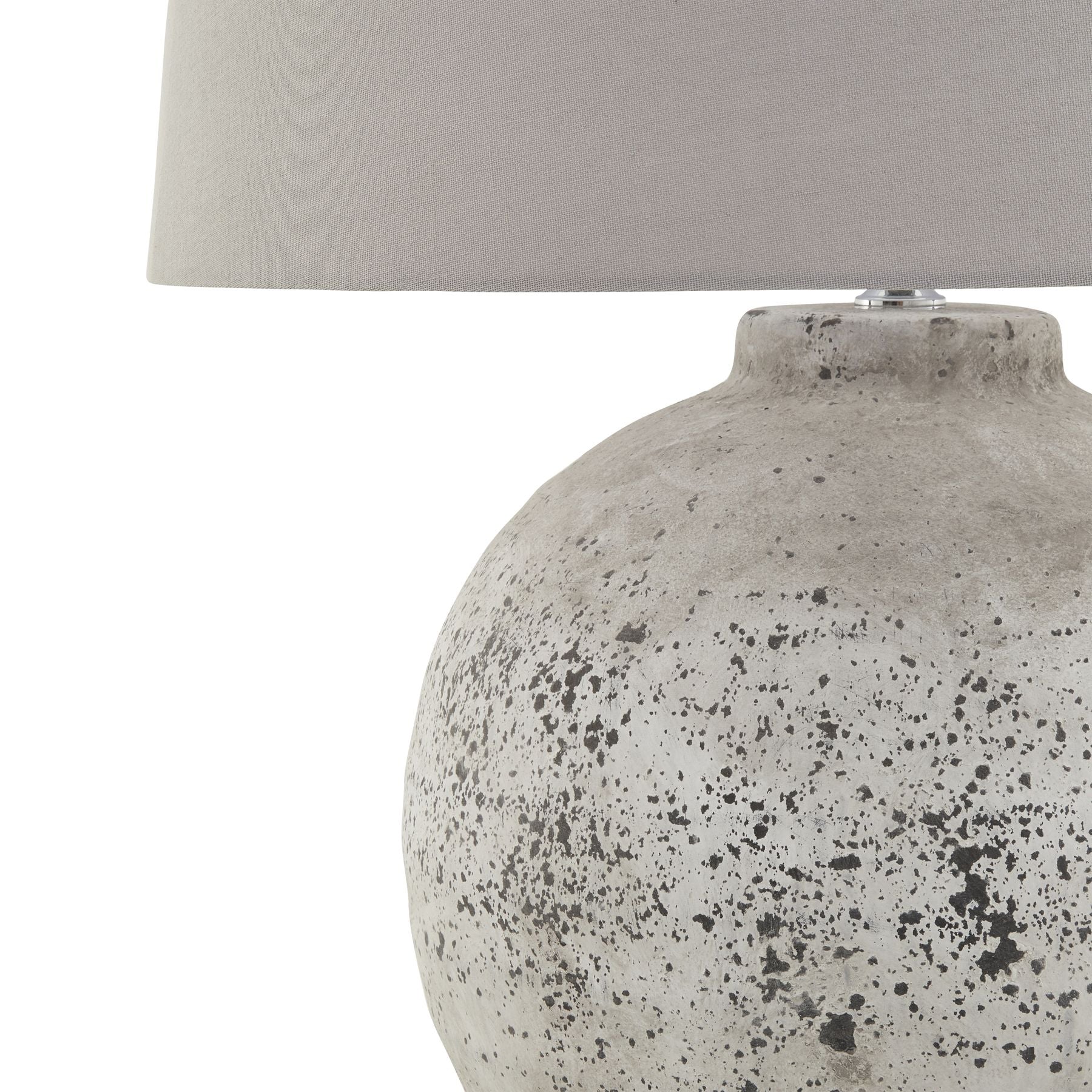 Tiber Large Stone Ceramic Lamp - Ceramic Lamps from the Quanta Home collection.