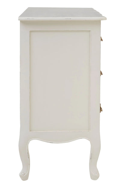 Seine White Chest of 3 Drawers