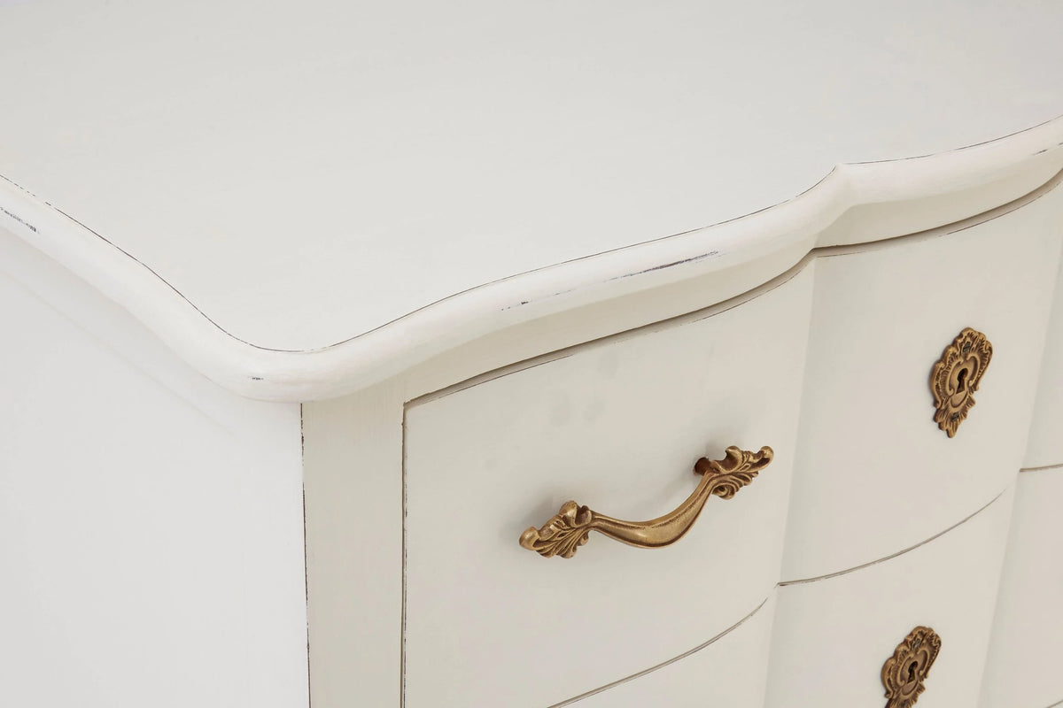Seine White Chest of 3 Drawers