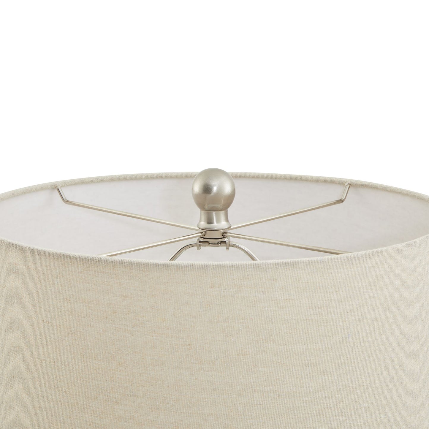 Lattice Ceramic Table Lamp With Linen Shade - Table Lamps from the Quanta Home collection.
