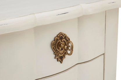 Seine White Small Chest of 5 Drawers