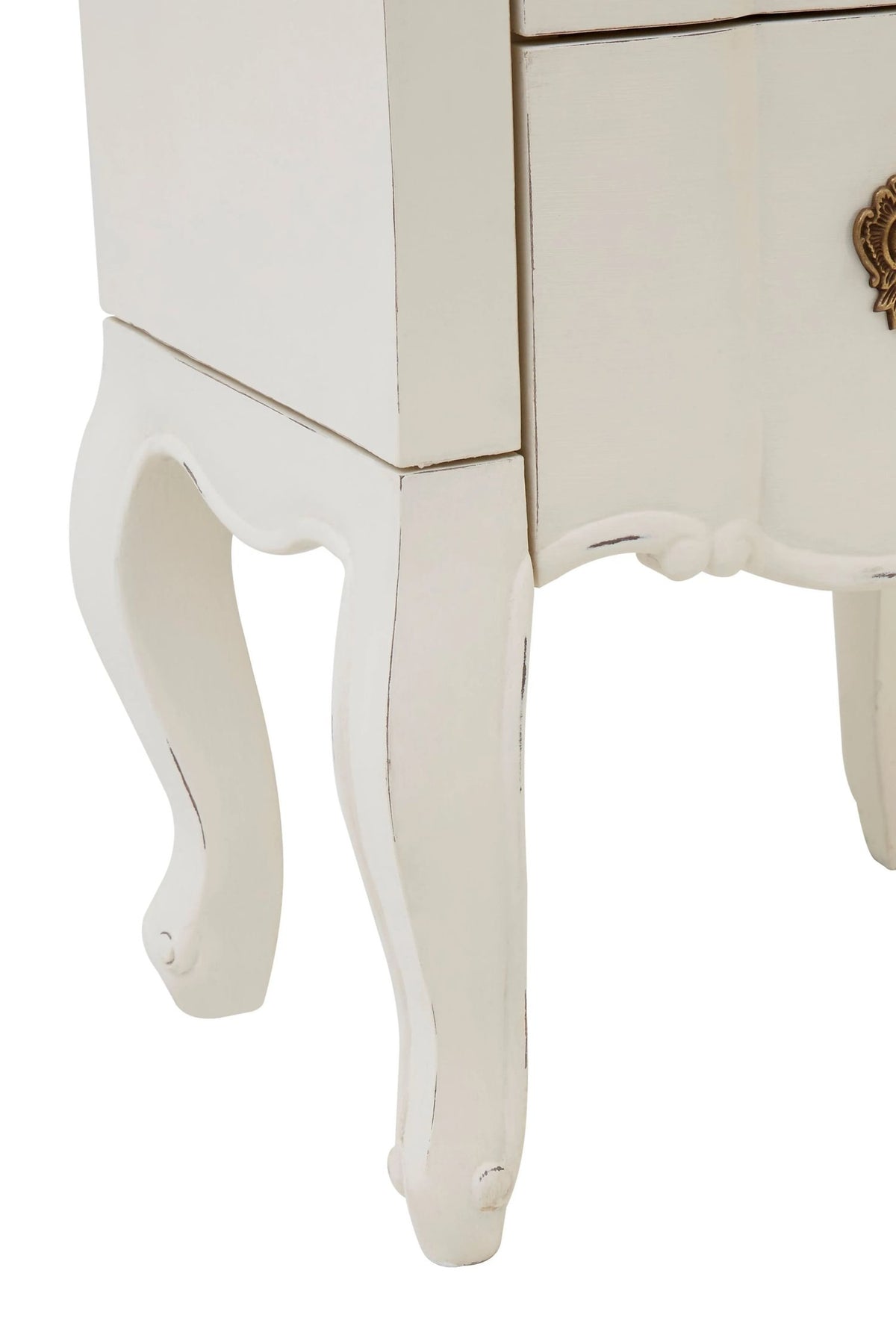 Seine White Small Chest of 5 Drawers