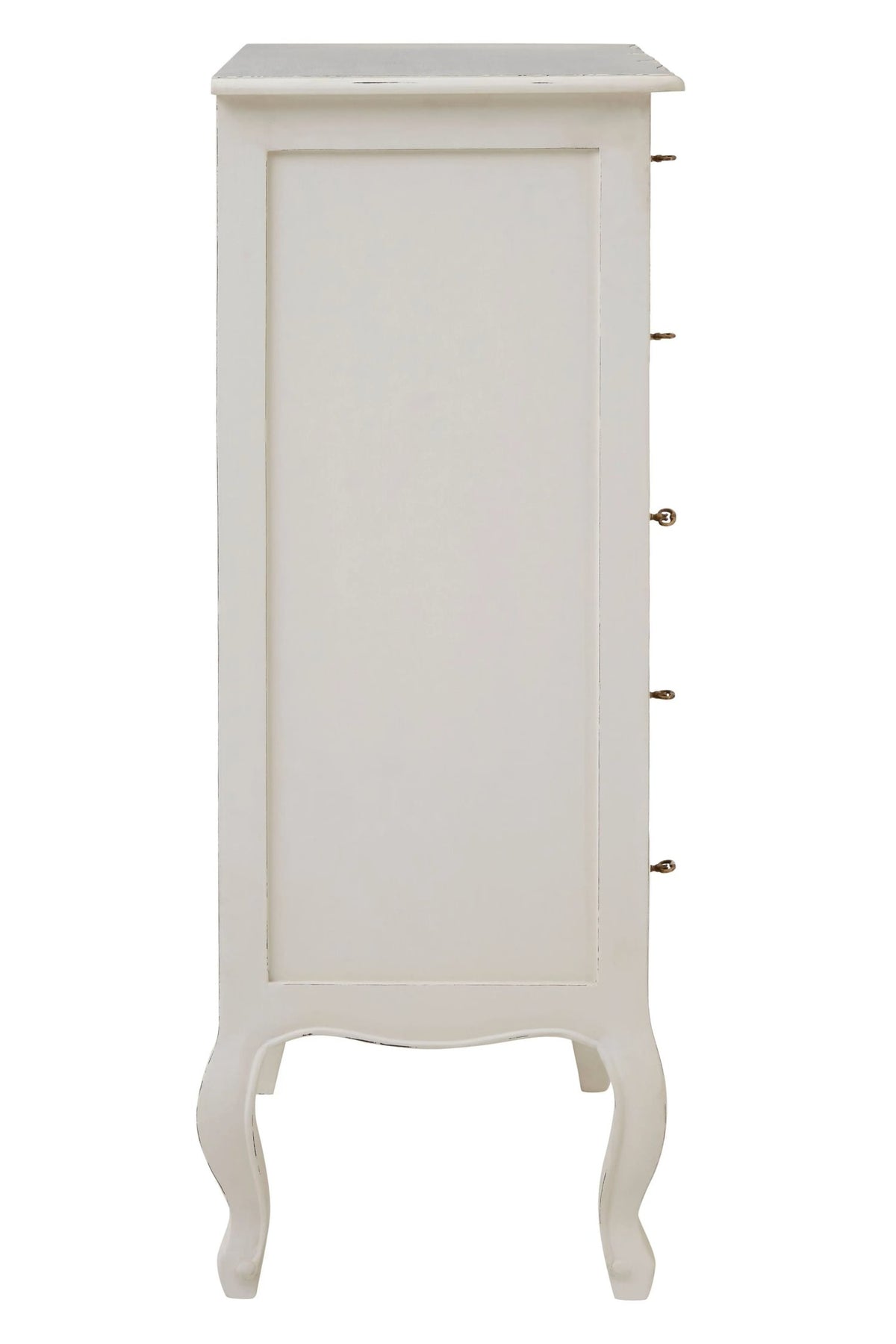Seine White Chest of 5 Drawers