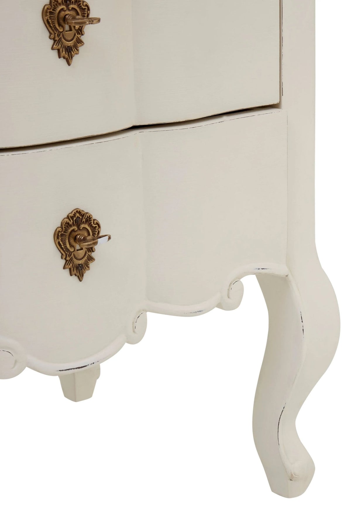 Seine White Chest of 5 Drawers