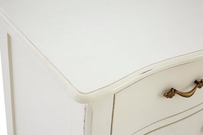 Seine 6 Drawer White Sideboard