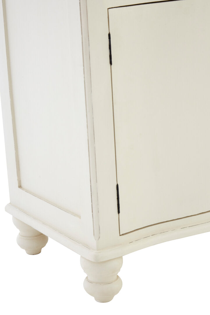 Seine 6 Drawer White Sideboard