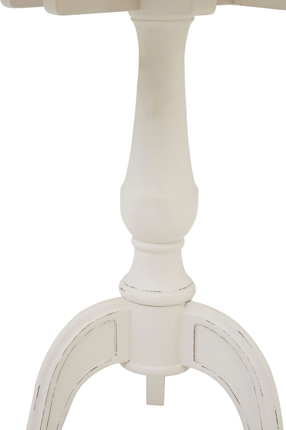 Seine Round White Pedestal Table