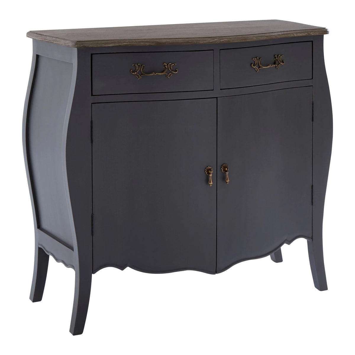 Seine Two Door Dark Grey Sideboard