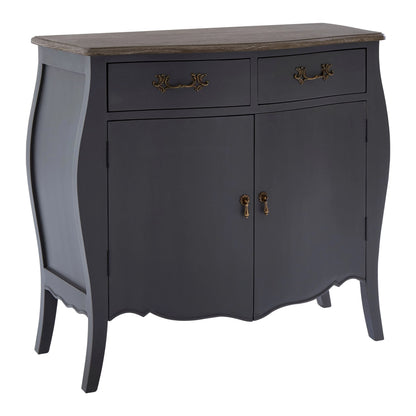 Seine Two Door Dark Grey Sideboard