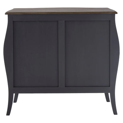 Seine Two Door Dark Grey Sideboard