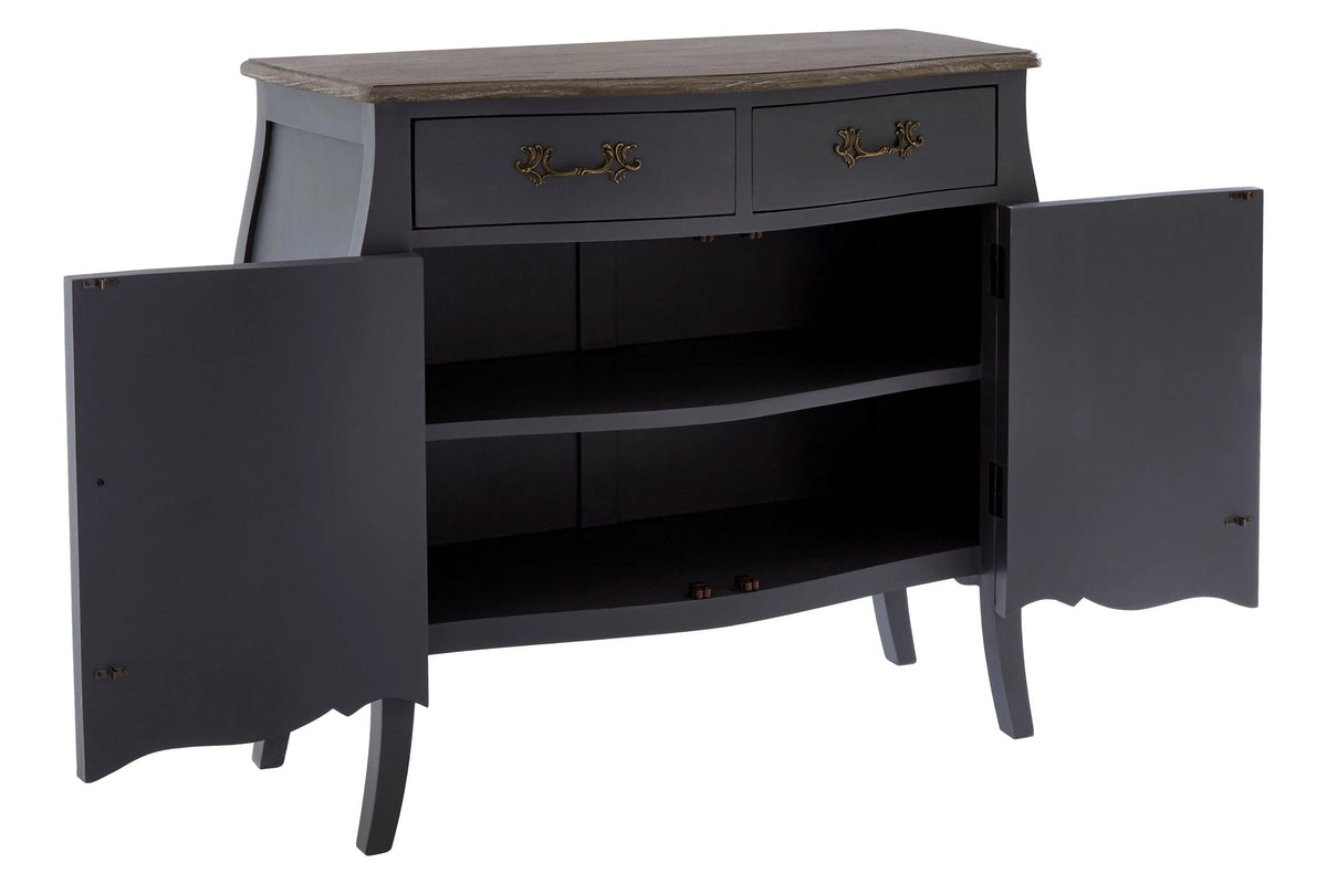 Seine Two Door Dark Grey Sideboard