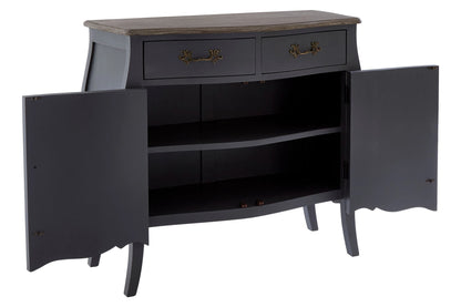 Seine Two Door Dark Grey Sideboard