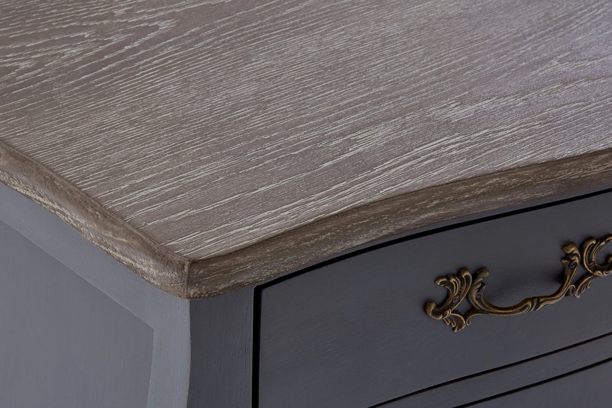 Seine Two Door Dark Grey Sideboard