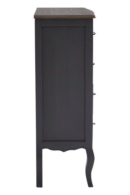 Seine Dark Grey Chest of 4 Drawers