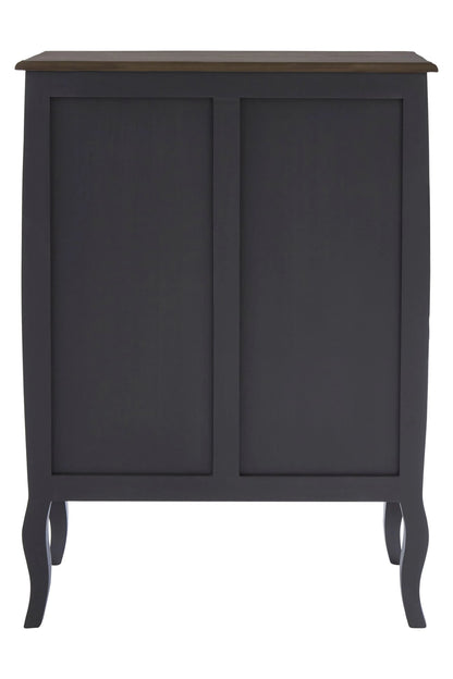 Seine Dark Grey Chest of 4 Drawers