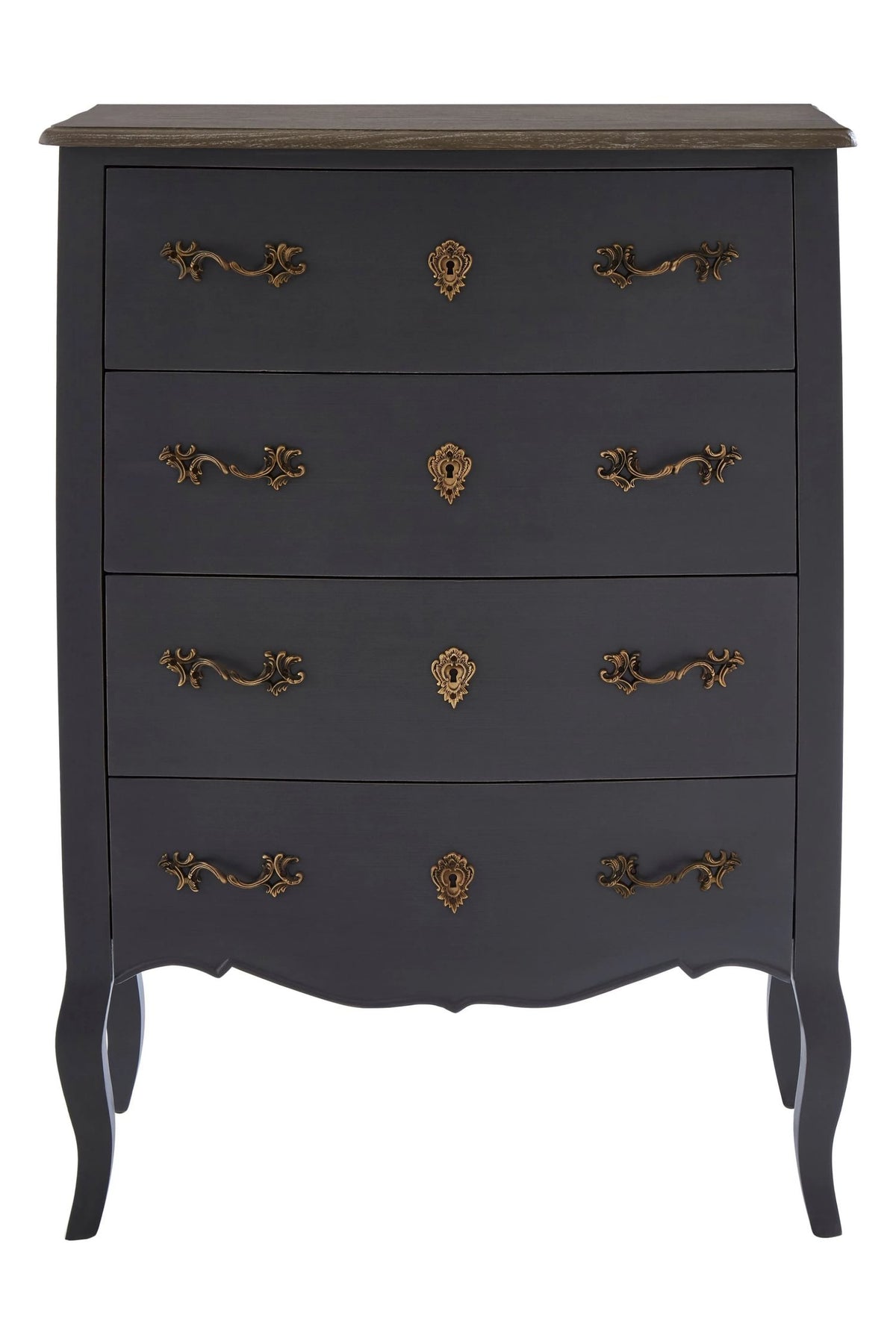 Seine Dark Grey Chest of 4 Drawers
