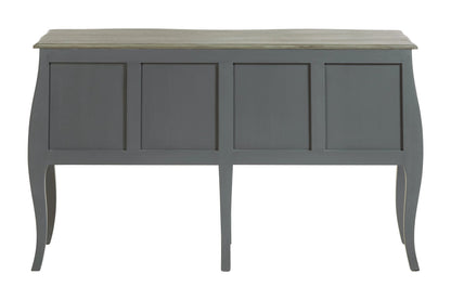 Seine Dark Grey 4 Drawer Sideboard