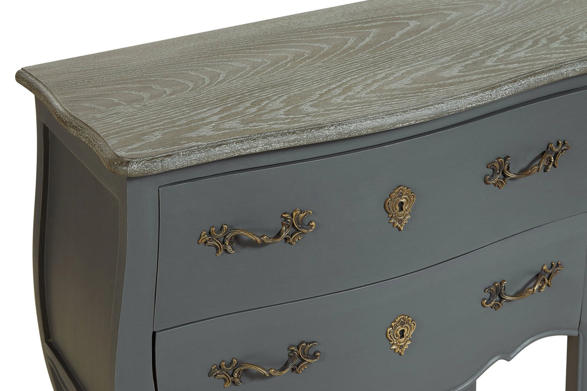 Seine Dark Grey 4 Drawer Sideboard