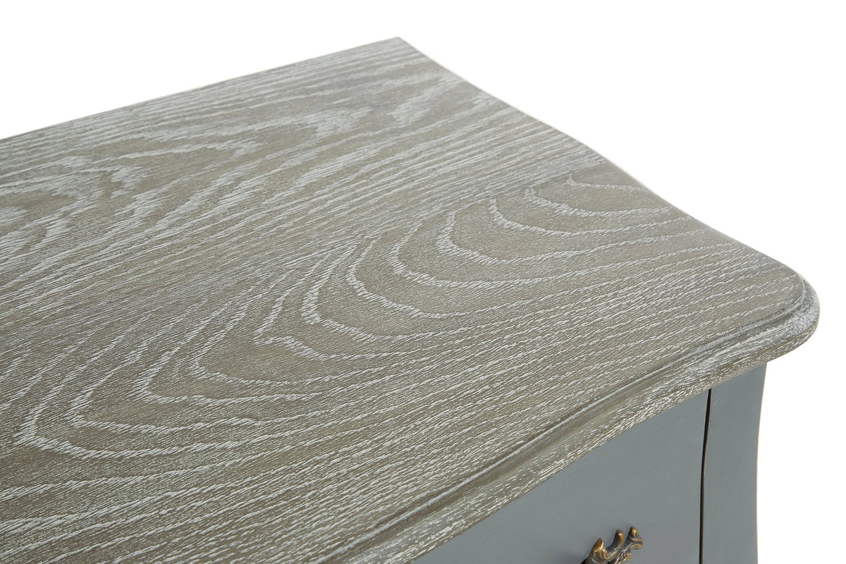 Seine Dark Grey 4 Drawer Sideboard