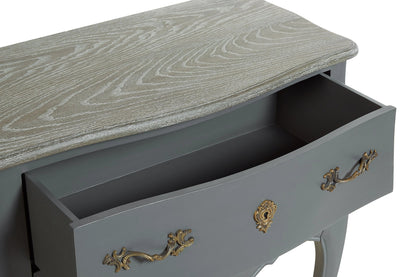 Seine Dark Grey 4 Drawer Sideboard