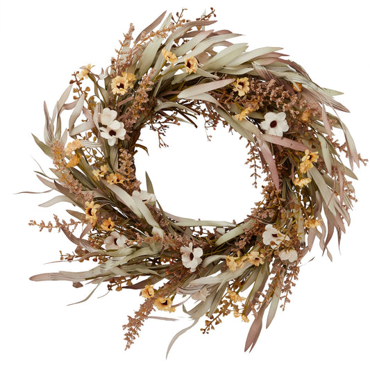 Amelie Wreath - All Artificial Flowers from the Quanta Home collection.