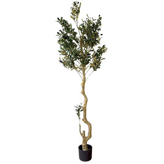 Calabria Large Olive Tree - All Artificial Potted Plants from the Quanta Home collection.