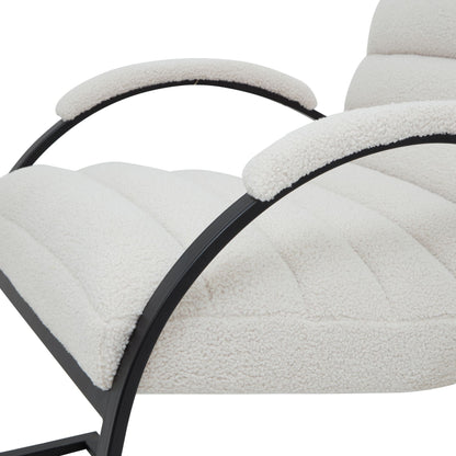 Boucle Ribbed Ark Chair - Occasional Chairs from the Quanta Home collection.