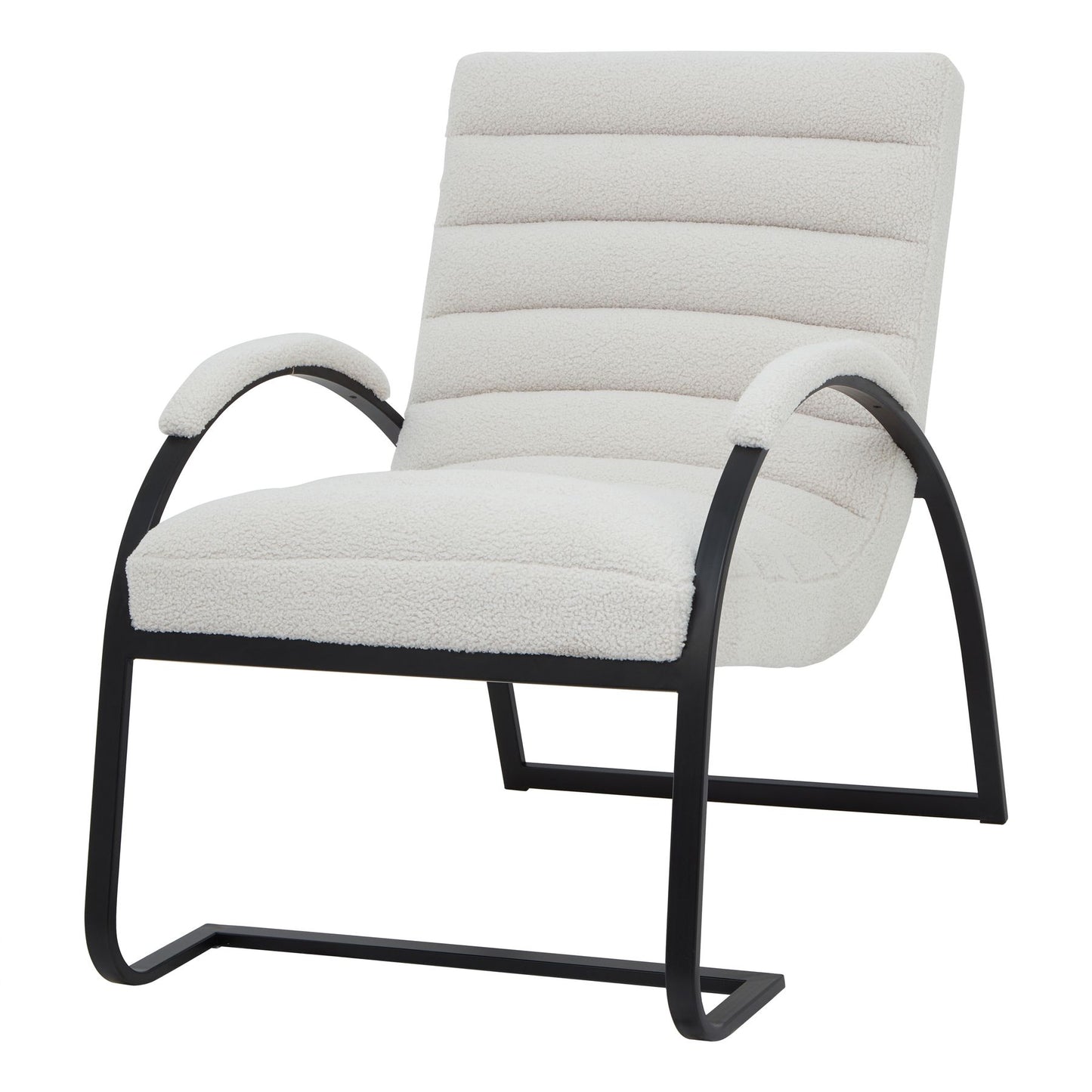 Boucle Ribbed Ark Chair - Occasional Chairs from the Quanta Home collection.
