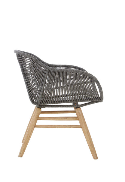 Weave Grey Rope Armchair