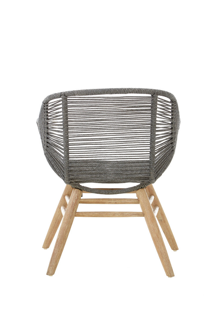 Weave Grey Rope Armchair