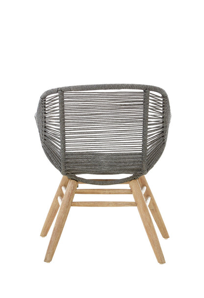 Weave Grey Rope Armchair