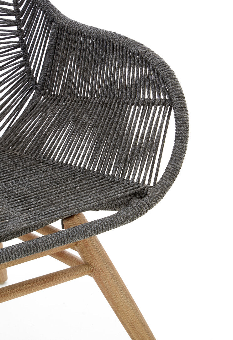 Weave Grey Rope Armchair