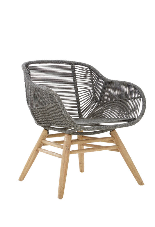 Weave Grey Rope Armchair