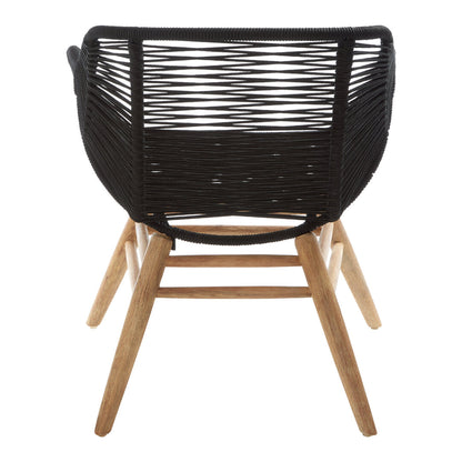 Weave Black Rope Armchair