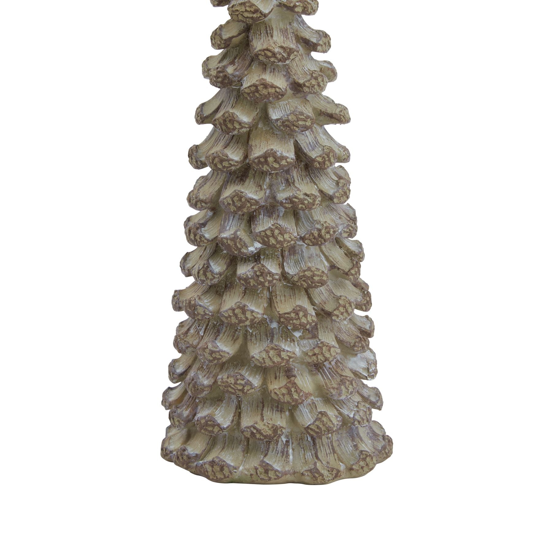 Small Beige Cedar Tree With Star - Christmas Room Decorations from the Quanta Home collection.