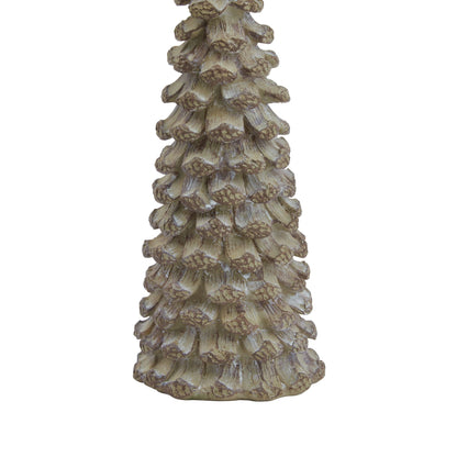Small Beige Cedar Tree With Star - Christmas Room Decorations from the Quanta Home collection.