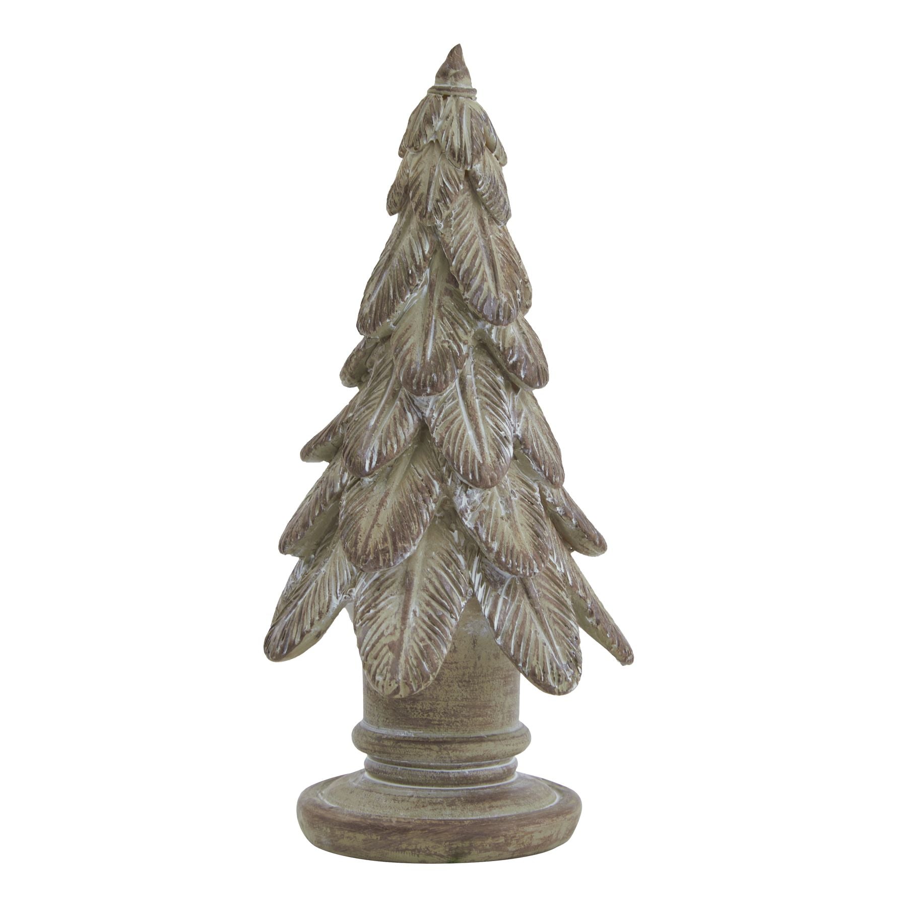 Small Spruce Tree Sculpture - Christmas Room Decorations from the Quanta Home collection.