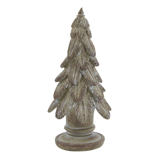 Small Spruce Tree Sculpture - Christmas Room Decorations from the Quanta Home collection.
